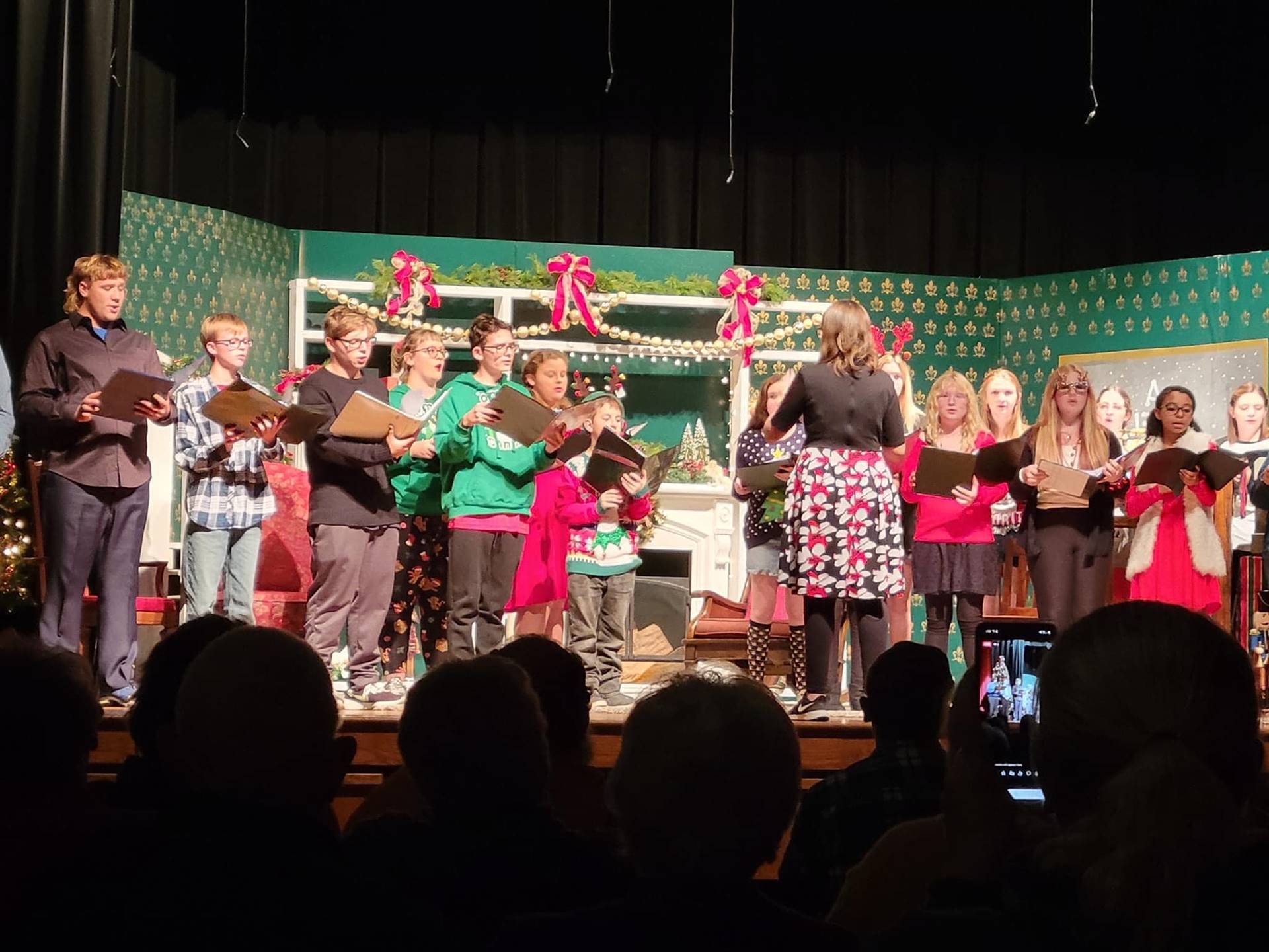 2021 Show Choir Performance at Winter Play