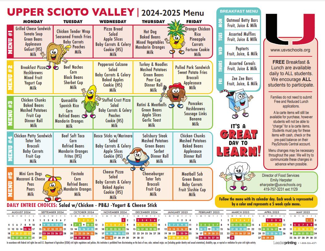 24-25 cycle menu